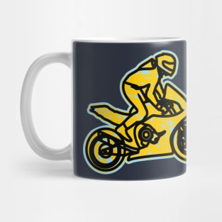 motorbike race Mug